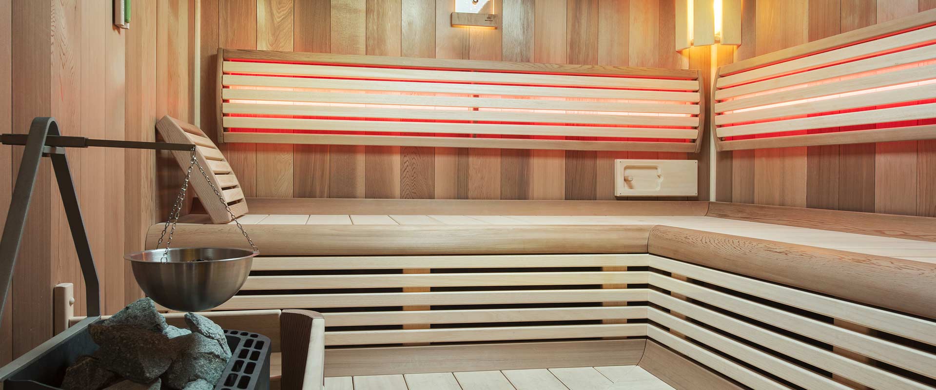 Vestavěná finská sauna Grand SaunaSystem