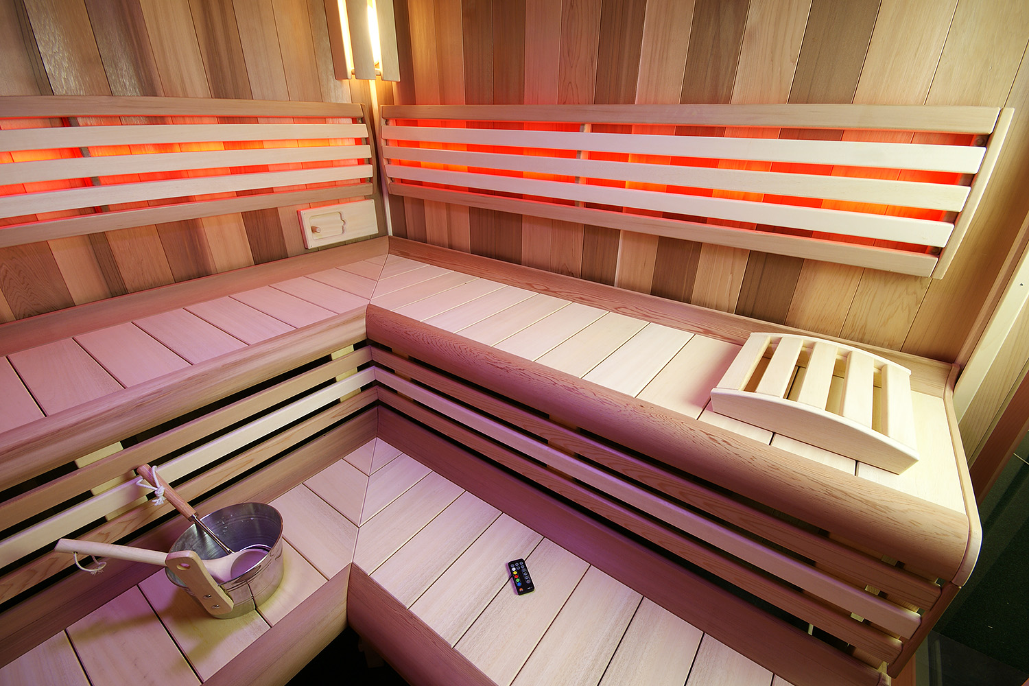 Vestavěná finská sauna Grand SaunaSystem