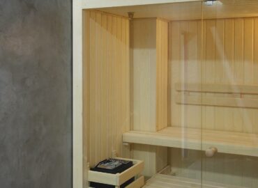Vestavěná finská sauna Mini – malá, ale krásná