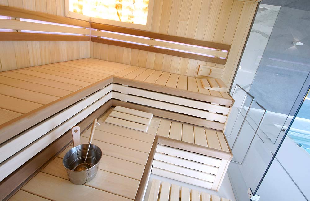 Sauna se solnými panely