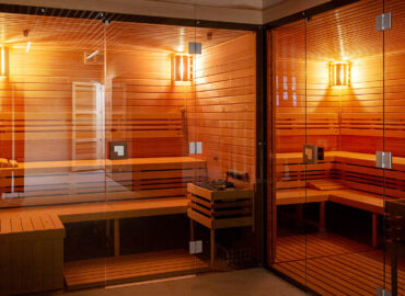 4 luxusní sauny pro saunové centrum KV Areny Karlovy Vary