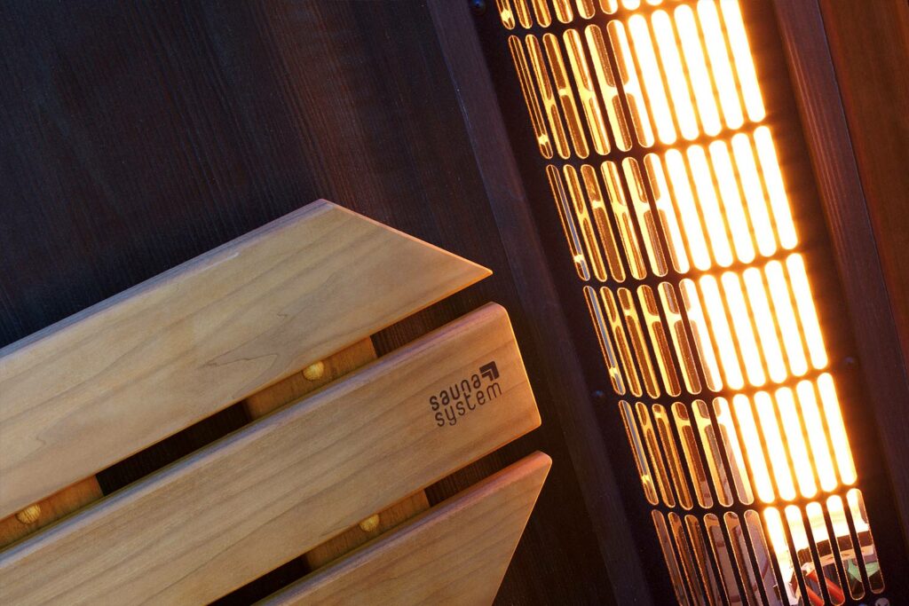 Infra sauna Dark Night s léčivými zářiči Vitae