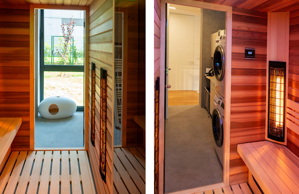 Průchozí infrasauna ISV – chytré řešení pro byt, kde záleží na každém centimetru