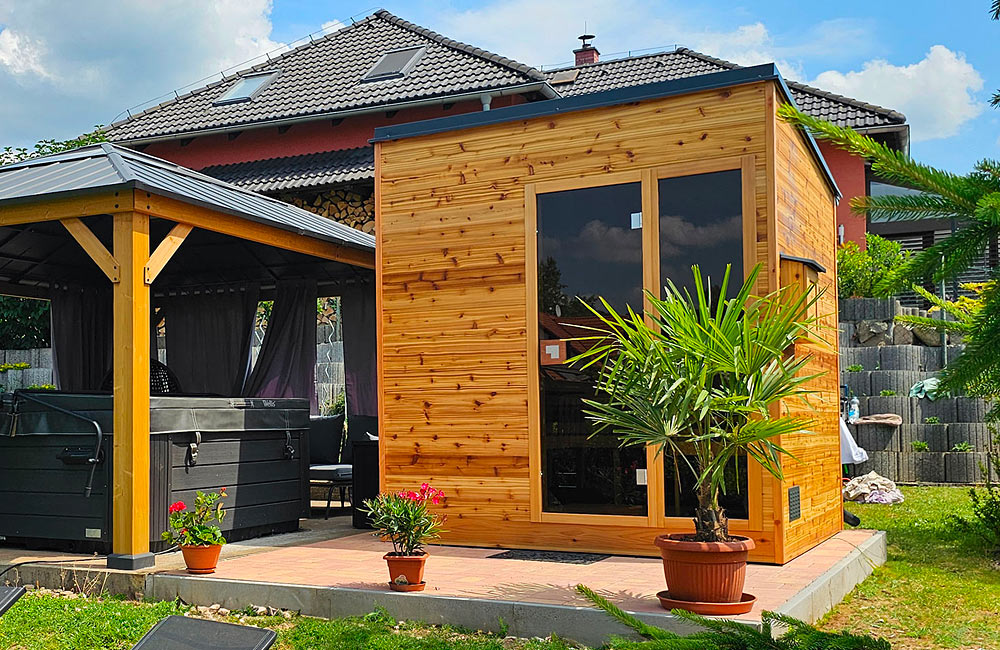 Typizovaná venkovní sauna Native VS3 – v jednoduchosti je síla