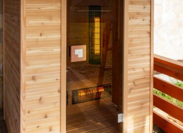 Venkovní typizovaná infrasauna ISV pro dvě osoby