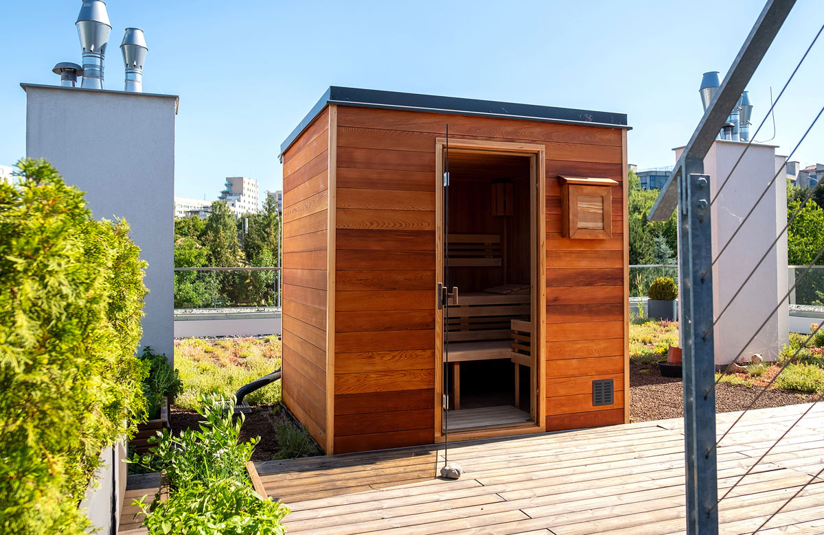 Renovace sauny u p. Lumíra Olšovského