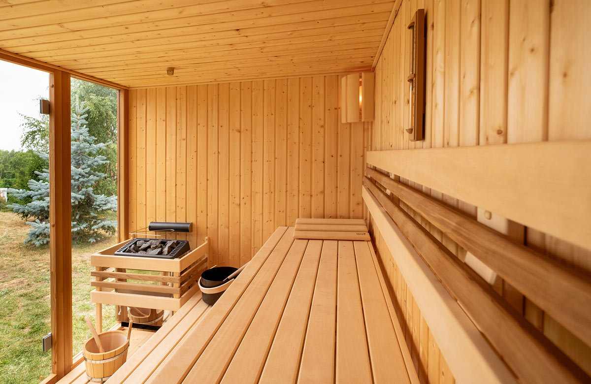 Venkovní sauna Native u Simony Krainové