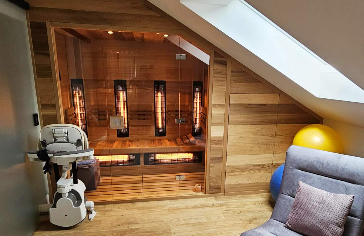 Vestavěná infrasauna Grand Vitae