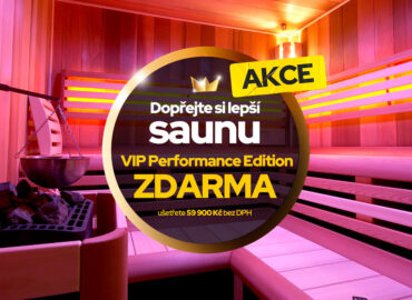 K interiérové sauně balíček VIP Performance Edition ZDARMA