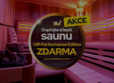 K interiérové sauně balíček VIP Performance Edition ZDARMA