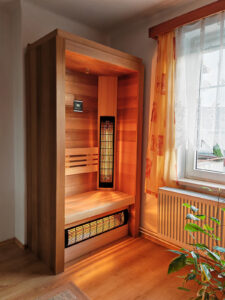 Ložnice: infrasauna pro chvíle klidu