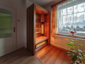 Ložnice: infrasauna pro chvíle klidu